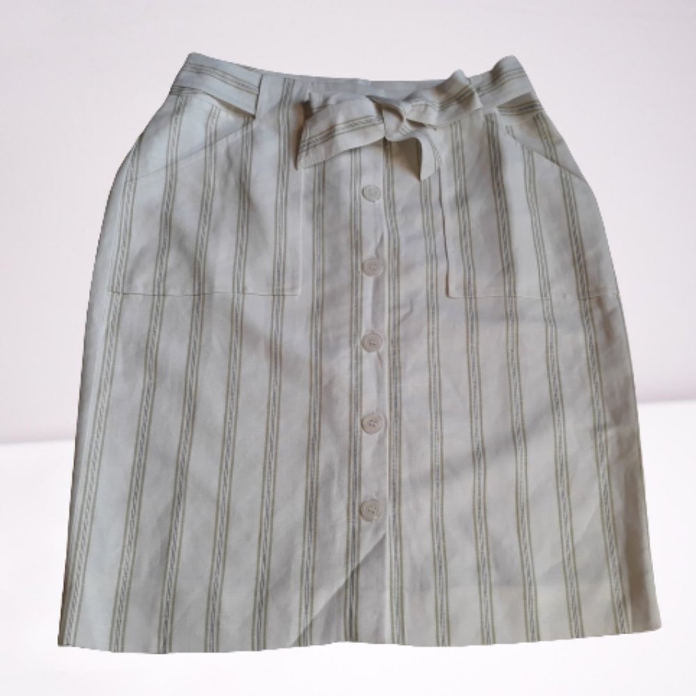 Ann Taylor 55% Linen Pencil Skirt Sz. 8p